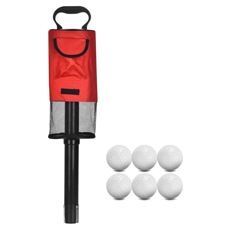 골프 공 리트리버 골프 공 휴대용 골프 파인더에 대 한 Shag 가방 튜브 리트리버 픽업 골프 애호가를위한 최고의 선물